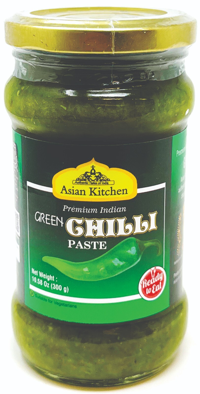 Asian Kitchen Green Chilli Cooking Paste 10.58oz (300g) Glass Jar gallery
