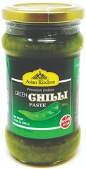 Asian Kitchen Green Chilli Cooking Paste 10.58oz (300g) Glass Jar