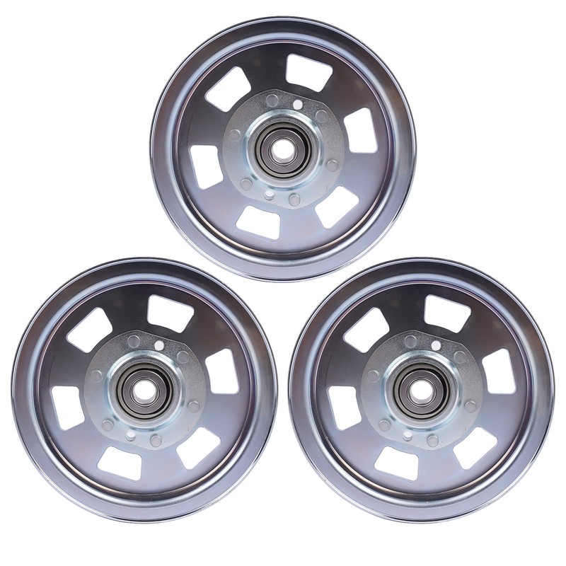 3Pcs Flat Idler Deck Pulleys for Bad Boy ZT 48" 50" 60" MZ 48" 54" Deck Models gallery