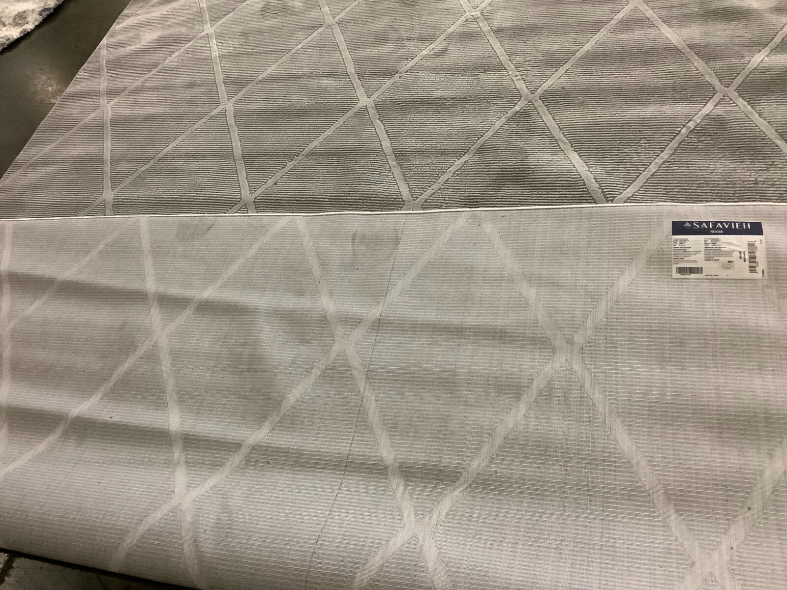 GREY 8'-0" x 10'-0" Back Stain Rug, Reduced Price 1172673676 REV104F-8 gallery