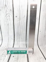 SHINWA Try Square Aluminum Base without Graduations 25cm 250mm 10 In.