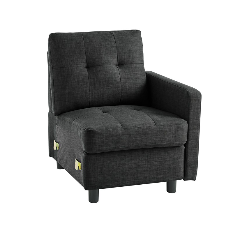 Modern Modular Sectional Sofa Couch Fabric Upholstered Sofa Set Living Room US gallery