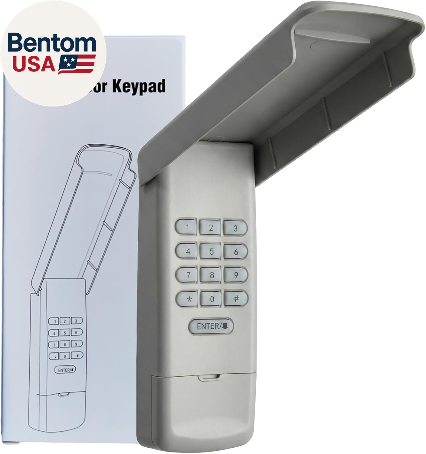 Universal Garage Door Opener Keypad Remote Wireless Keyless Keypad Compatible wi gallery