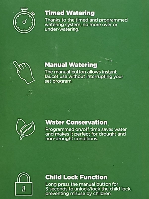 Water Timer Wt02 Hose bib - Timed Conservation Watering - Manual Instant Faucet gallery