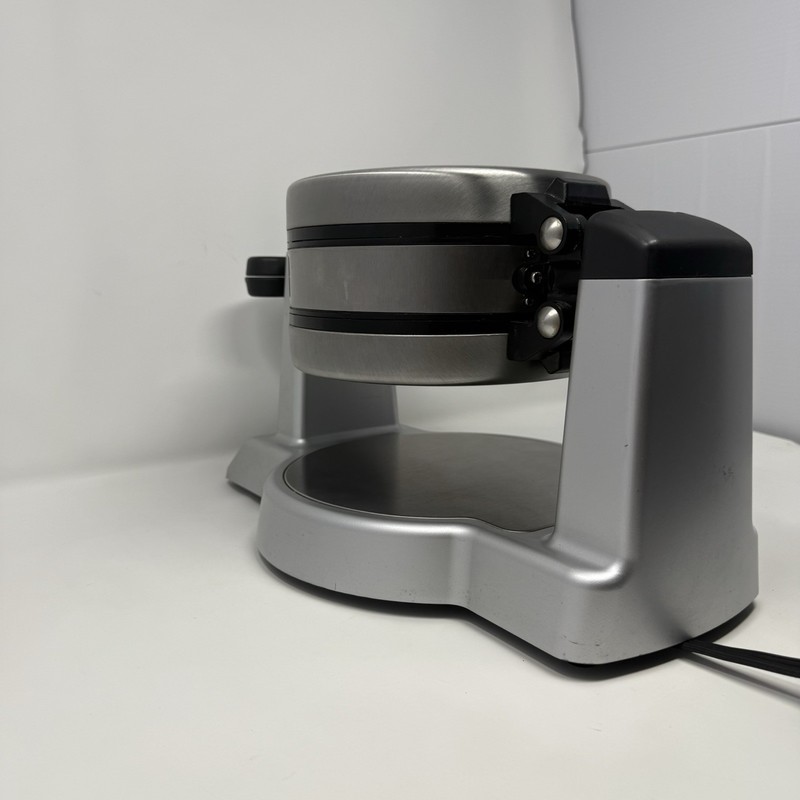 Waring Pro Double Waffle Maker Rotating Belgian WMK600 Stainless 1400W Tested gallery