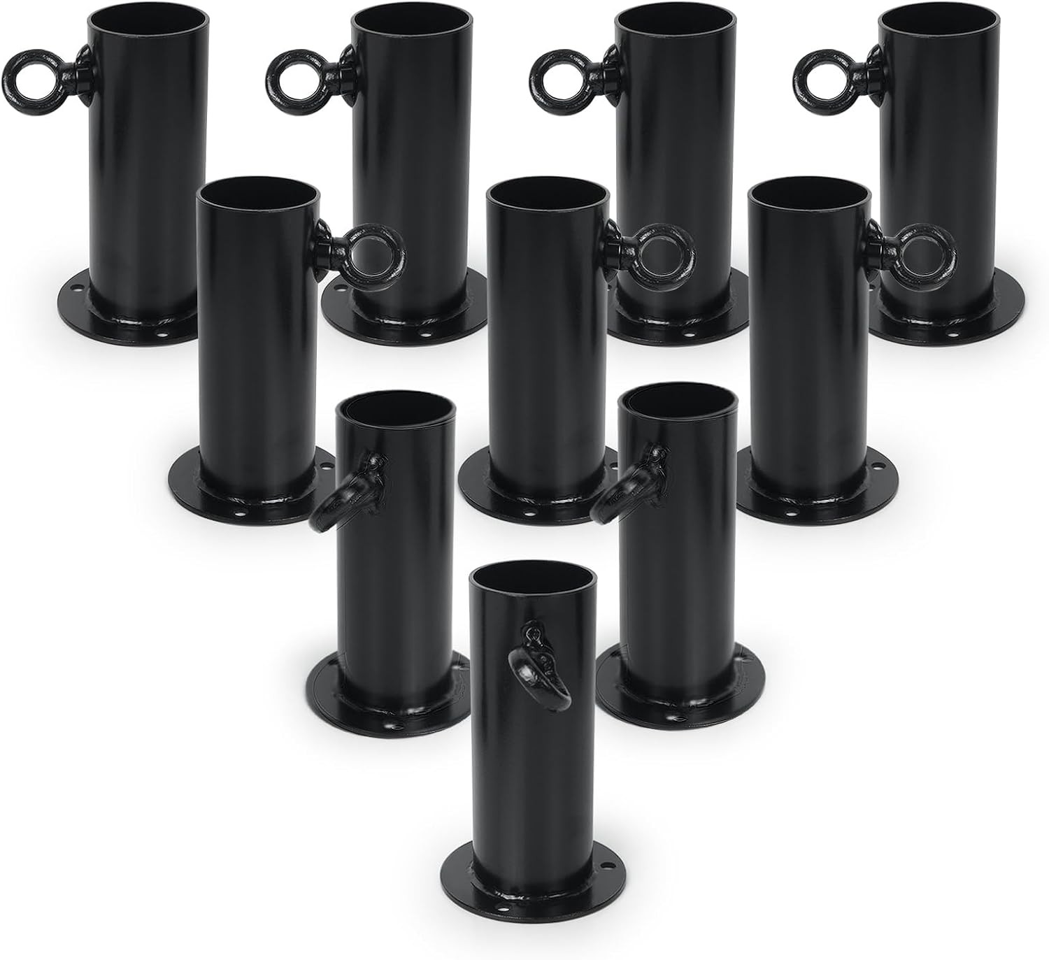 1-3/8 Inch Base Plate Foot Pads Pack of 10 Heavy Duty Metal Ground Base Canopy gallery