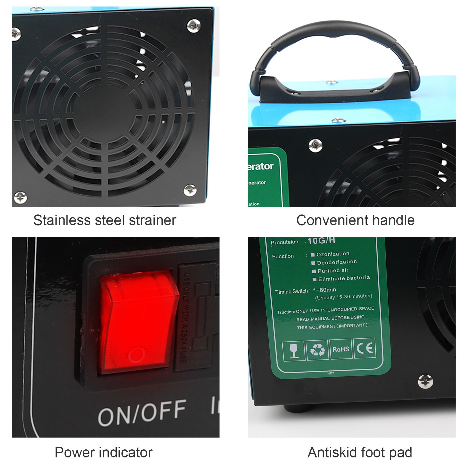 Commercial Ozone Generator Machine Industrial Pro Air Purifier Ionizer Ozonator gallery