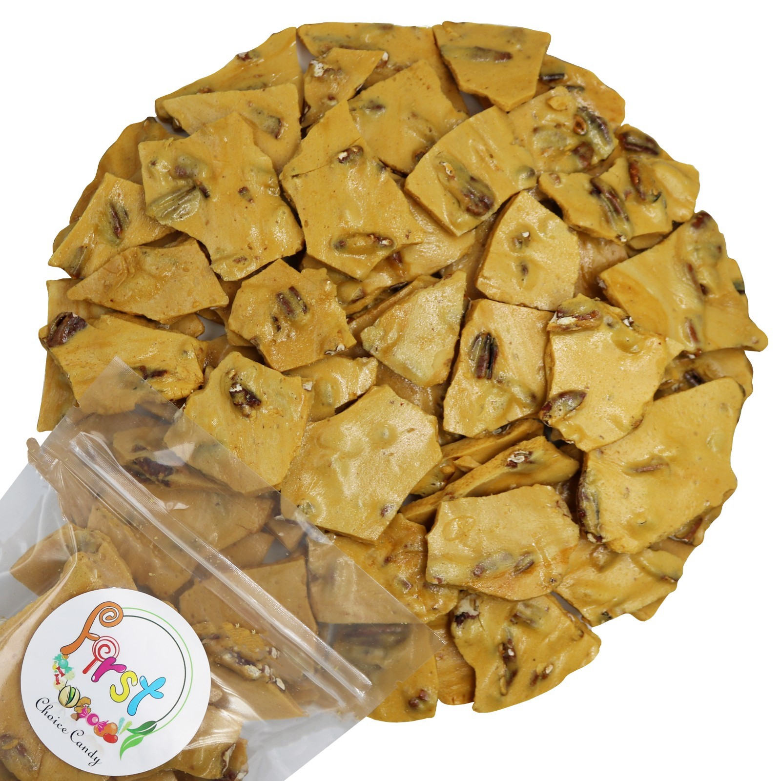 FirstChoiceCandy Pecan Brittle, Homestyle Pecan Nut brittle Candy gallery