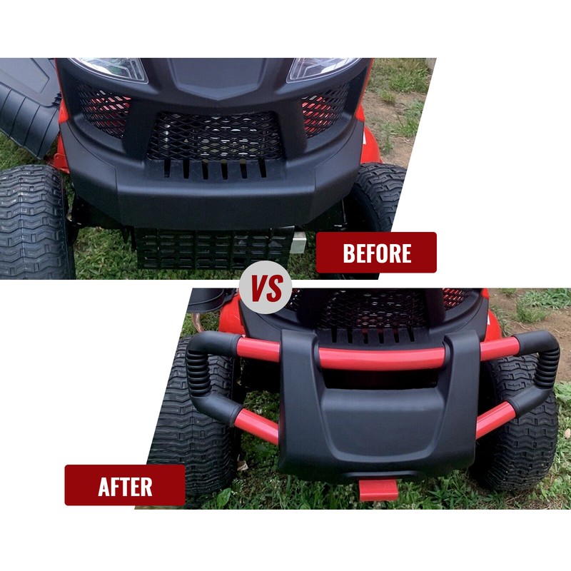 Red/Black Edge Front Brush Guard for Craftsman Mower Craftsman LT2000 432370 gallery