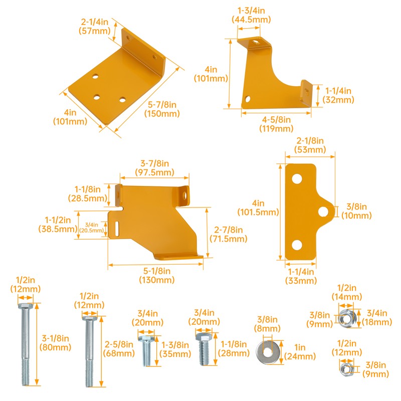 UPGRADED TRANSMISSION HYDRO BRACKET KIT For HUSTLER RAPTOR SD SDX #125255 gallery