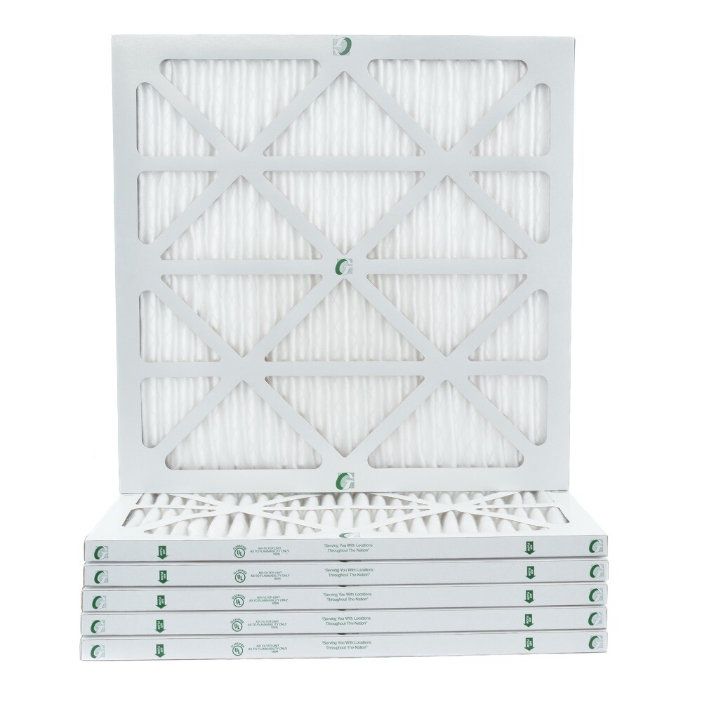 1" Depth Inch Glasfloss ZL MERV 13 / FPR 10 Pleated HVAC Air Filters. 6 Pack gallery