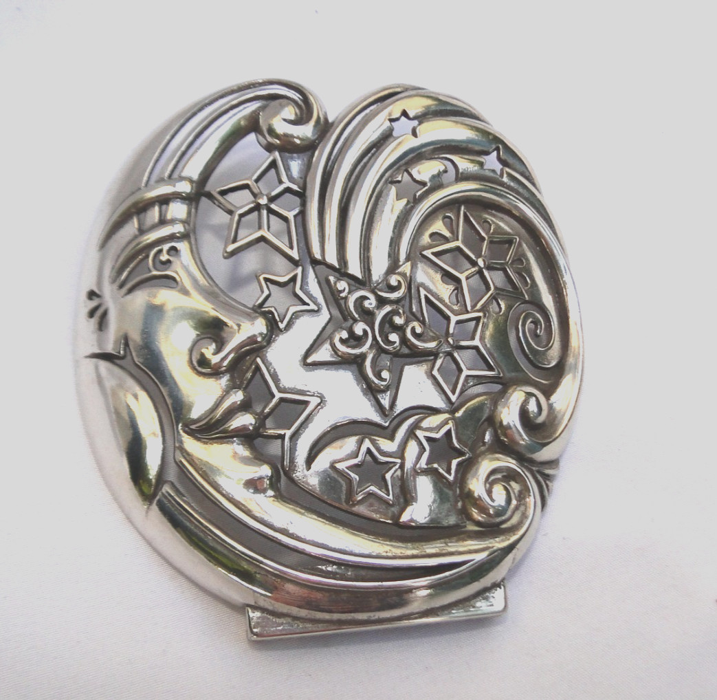 Brighton Celestial Moonlight Nightlight Moon Stars Silver Cover gallery