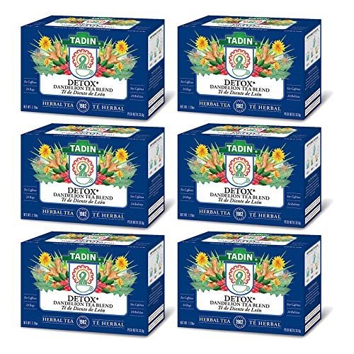 Detox Dandelion Tea Blend - Caffeine Free - 24 Bags - 1.19 oz - Pack of 3 gallery
