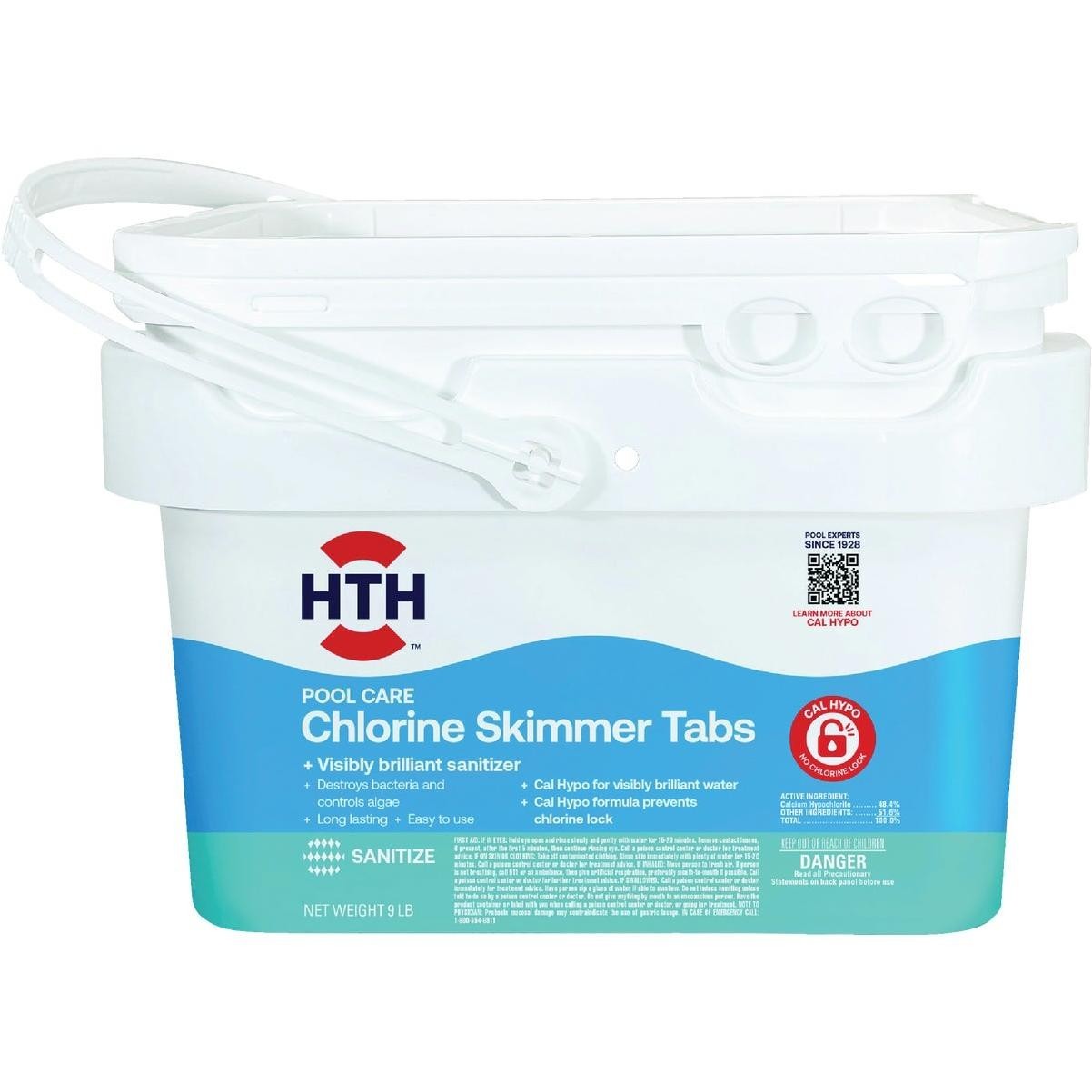 Swimming Pool Tablets Skimmer Tabs 9 LB Pounds Long Lasting gallery