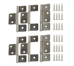 Three Leaf Non Mortised Hinge 3.46″ Silver 1.51″ Middle Leaf – For Mobile Home