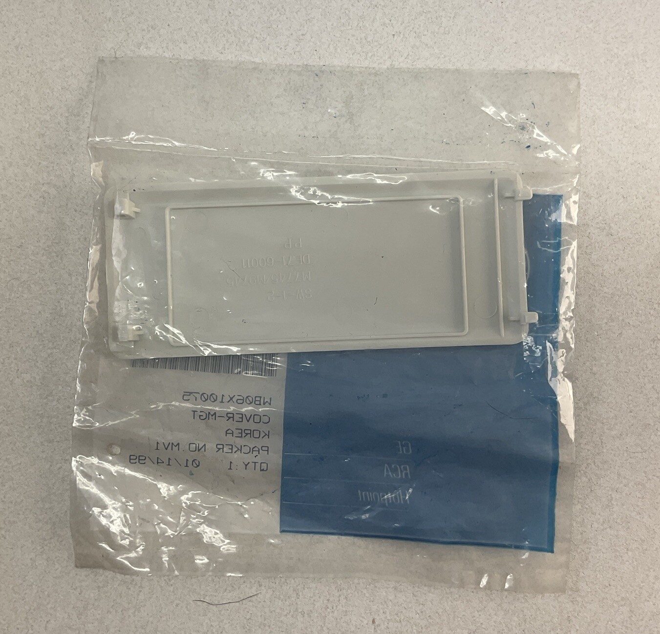 OEM GE WB06x10075 Microwave Cover Mgt gallery