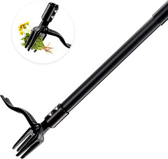 Weed Puller with Long Handle- 63Inch – Adjustable Stand up Weed Puller Tool, Hea