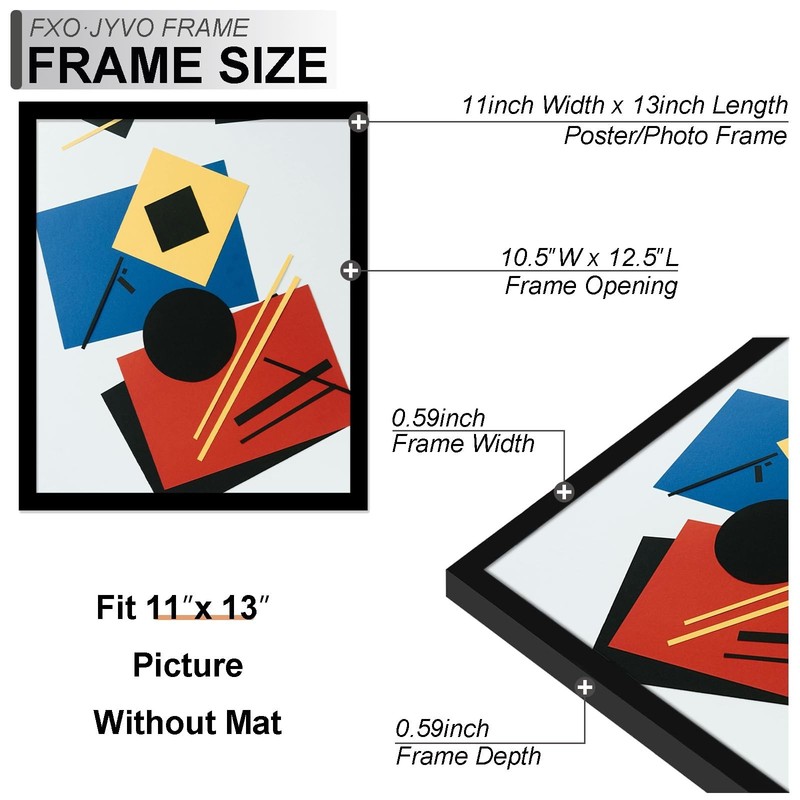 4x6 Picture Frame Collage, Display 5 4x6 Picture Collage or 11x13 Photo Only ... gallery