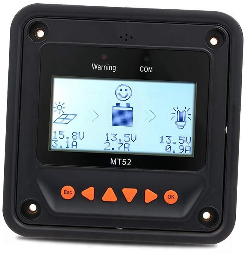 MT-52 Remote Meter MT-52 Solar Controller LCD Display Remote Meter Fit for gallery