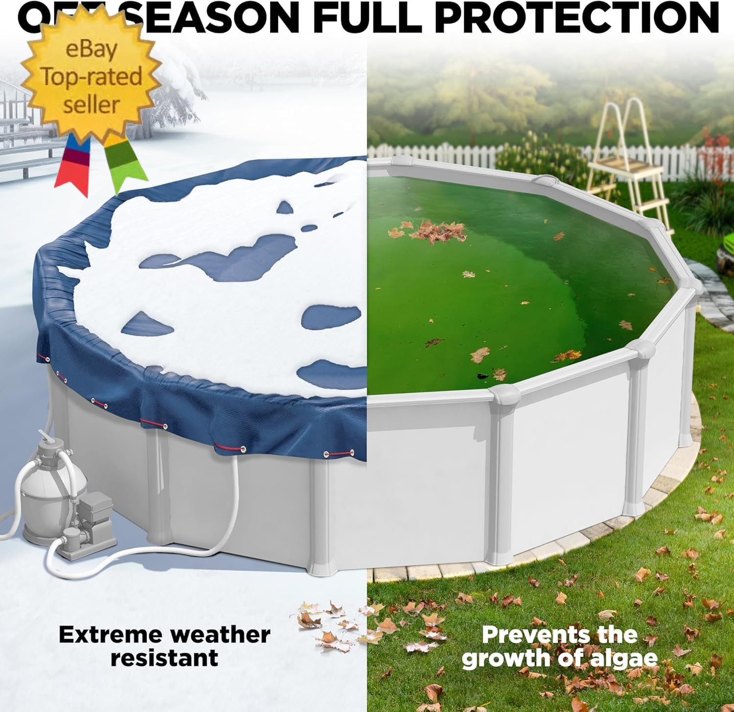18 Ft round Pool Cover for above Ground Pools, above Ground Pool Cover, Swimming gallery