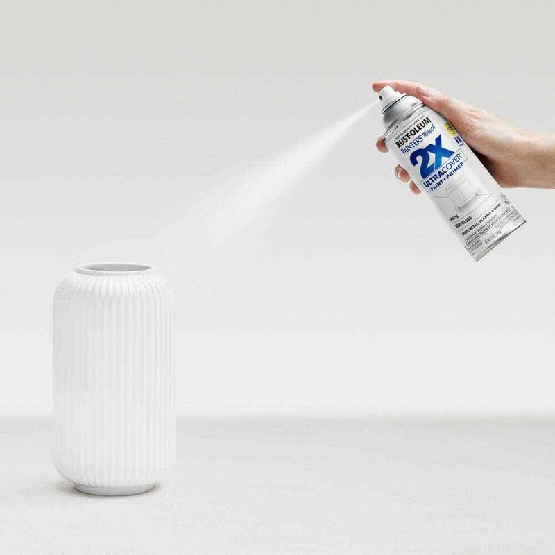 12 oz. Semi-Gloss White General Purpose Spray Paint Spray paint for wood metal gallery