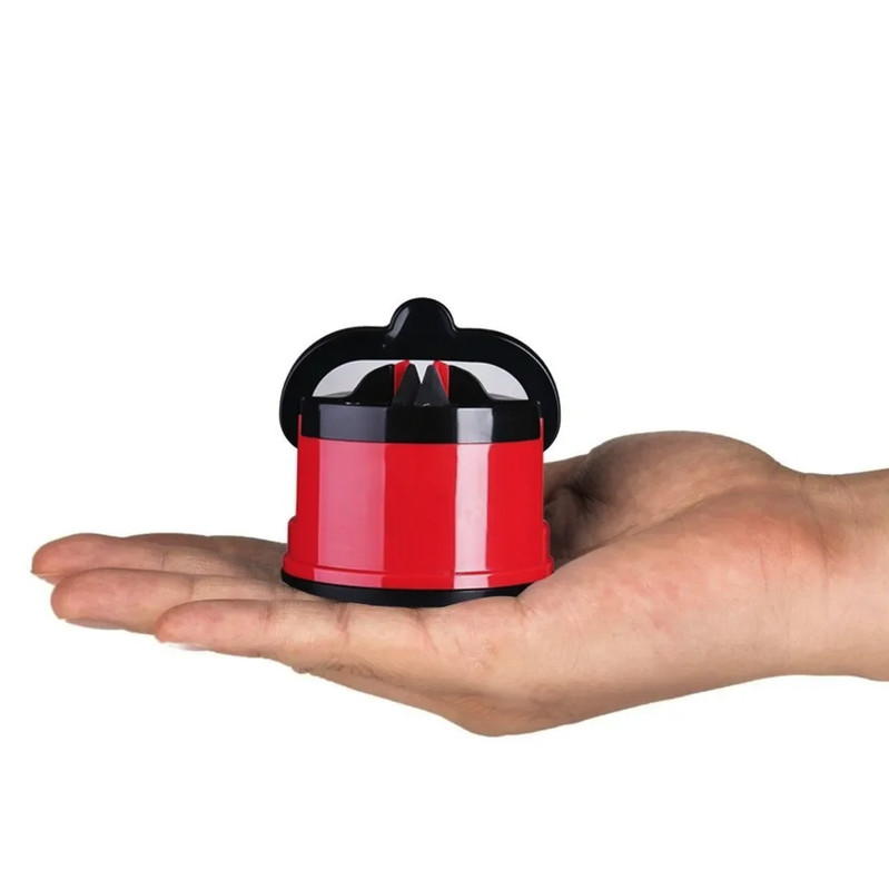1pc Suction Base Knife Sharpener – Safe & Easy Kitchen Blade Sharpening Tool gallery