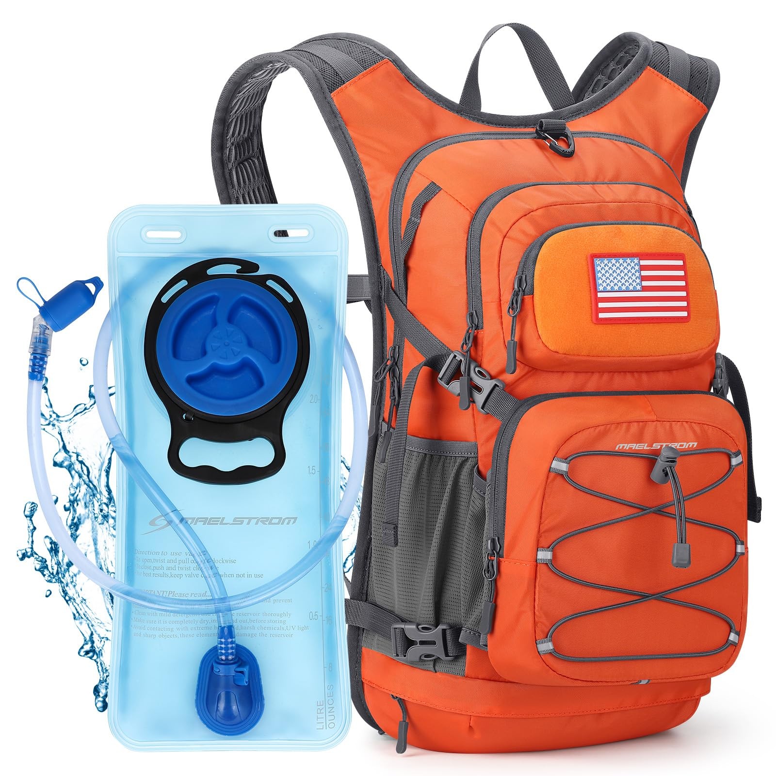 Hydration Hiking Backpack with 2L/3L Water Bladder, Water Running Backpack Me…