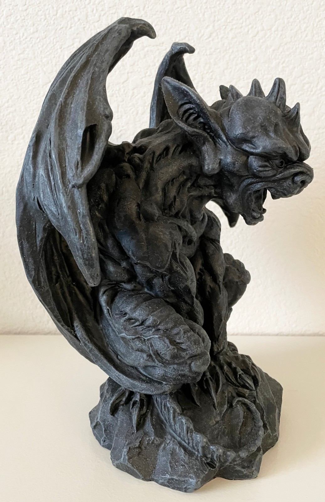 Winged Gargoyle Gothic Statue Home Decor Guardian Sculpture 9" gallery