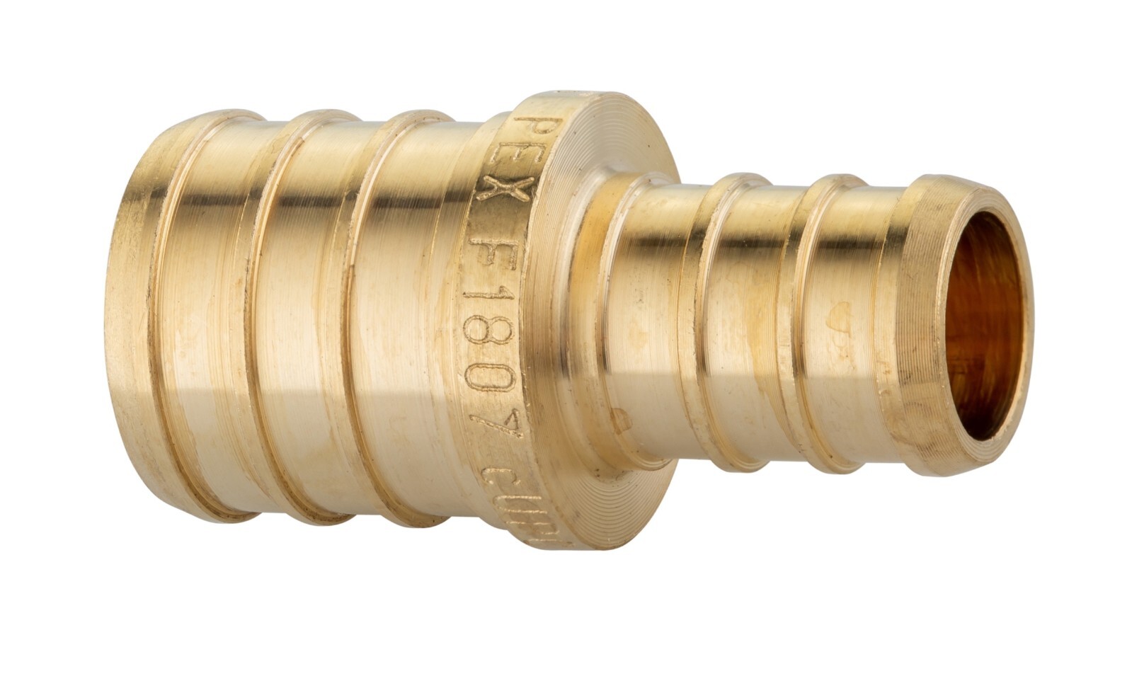 5 PCS EFIELD 3/4" X 1/2" PEX FITTING STRAIGHT REDUCING COUPLING, LEAD FREE gallery