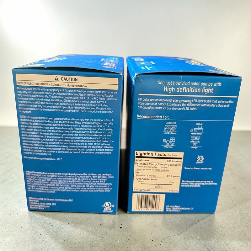 GE LED Refresh HD Light BR30 Floodlight Medium Base Bulbs - 4 Bulbs gallery