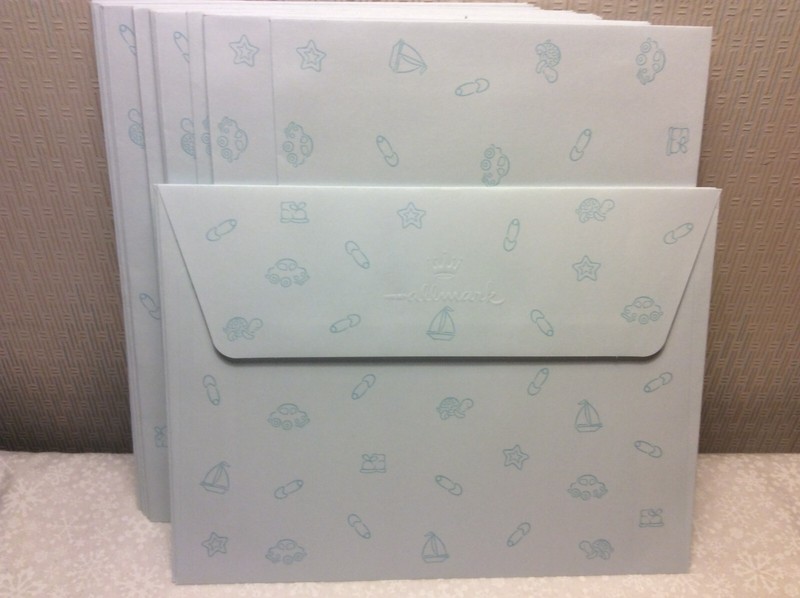 HALLMARK GREETING CARD ENVELOPES New 7-1/4 inches by 5-1/6 inches-LOT 20 BLUE gallery