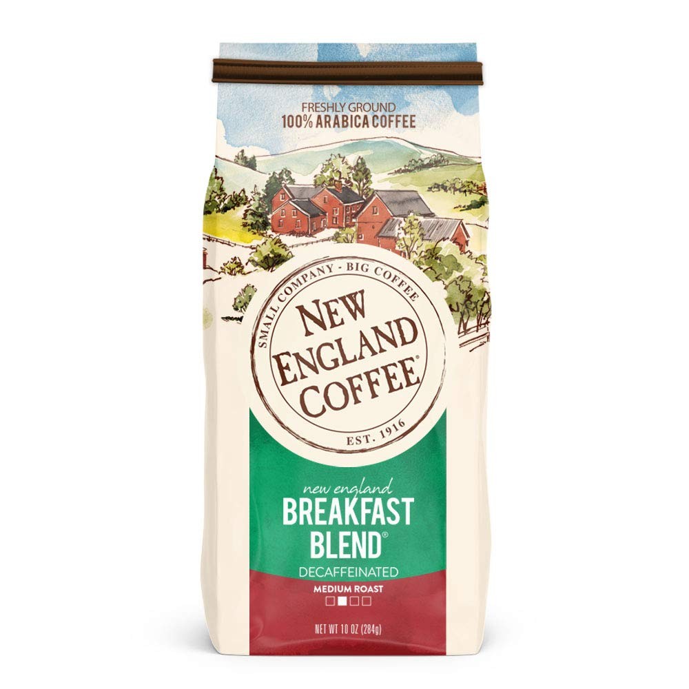 New England Coffee Breakfast Blend Decaffeinated Medium Roast Ground Coffee, ... gallery