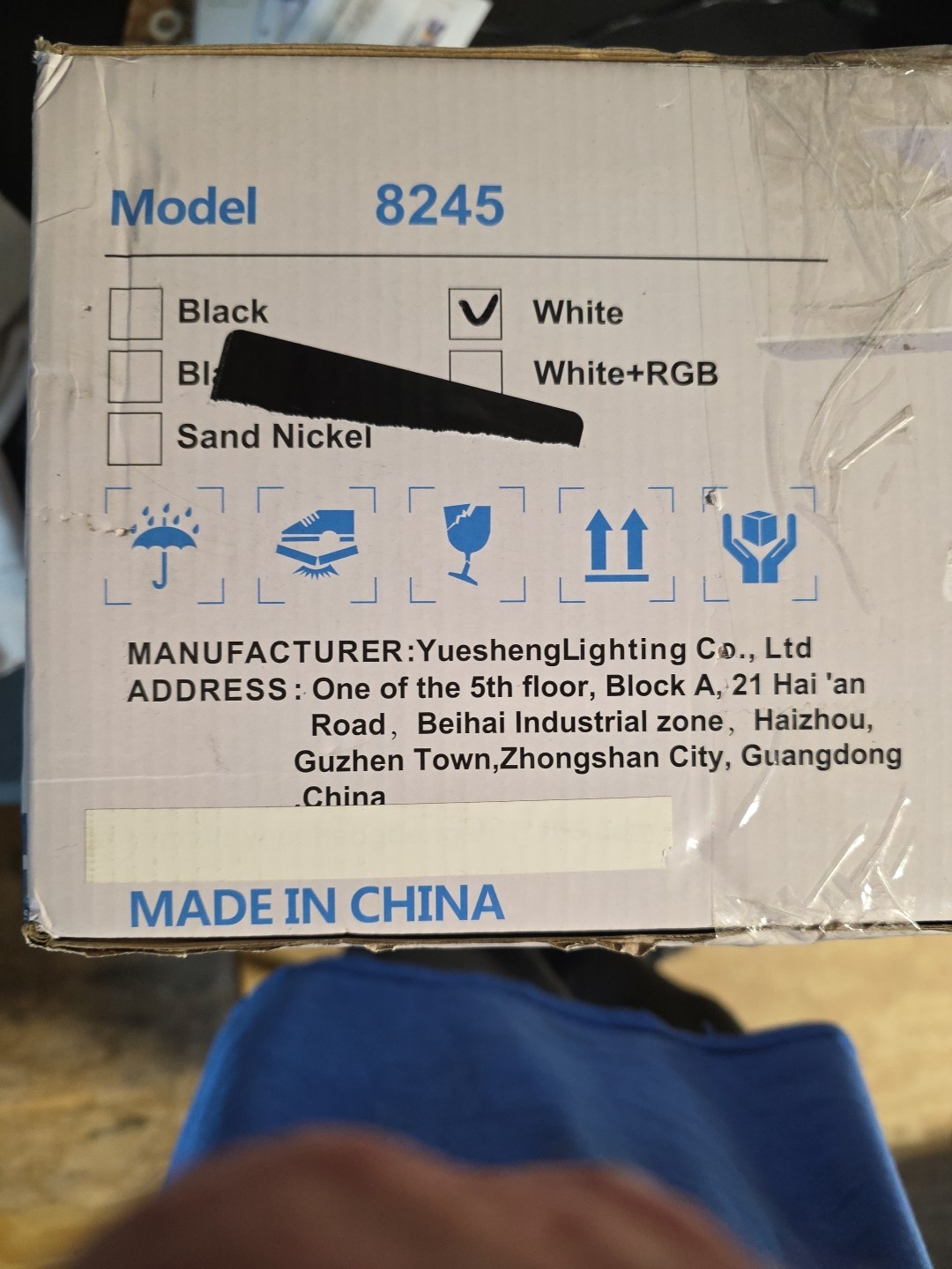 52 Inch Low Profil. Indoor Ceiling Fan with Led Light. White Color Model 8505 gallery