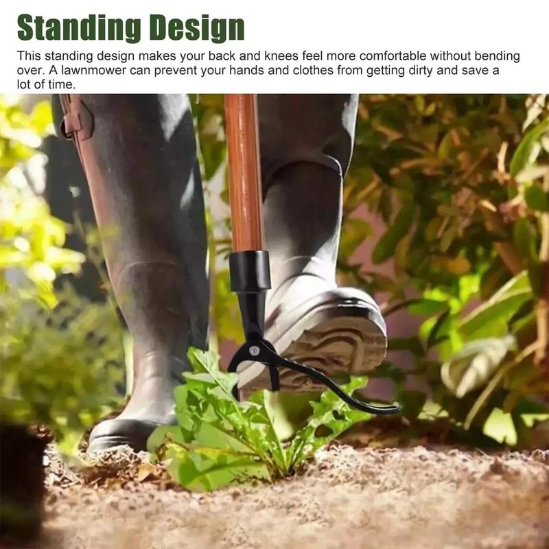 Weeder Puller Stand Up Weed Tool Handle Claw Garden Outdoor Root Remover Killer. gallery