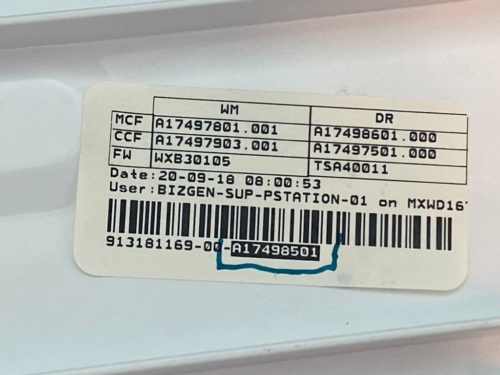 Frigidaire Washer/Dryer Combo Control Board P# 5304524465 gallery