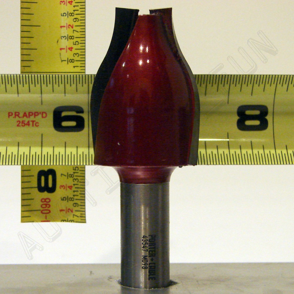 Porter Cable 43547PC Ogee Vertical Raised Panel Carbide Router Bit 1/2" Freud