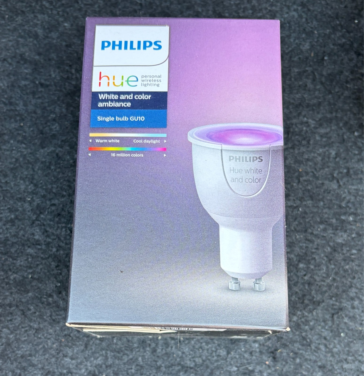 Philips Hue Smart GU10 LED Bulb White and Color Ambiance 250Lumen gallery