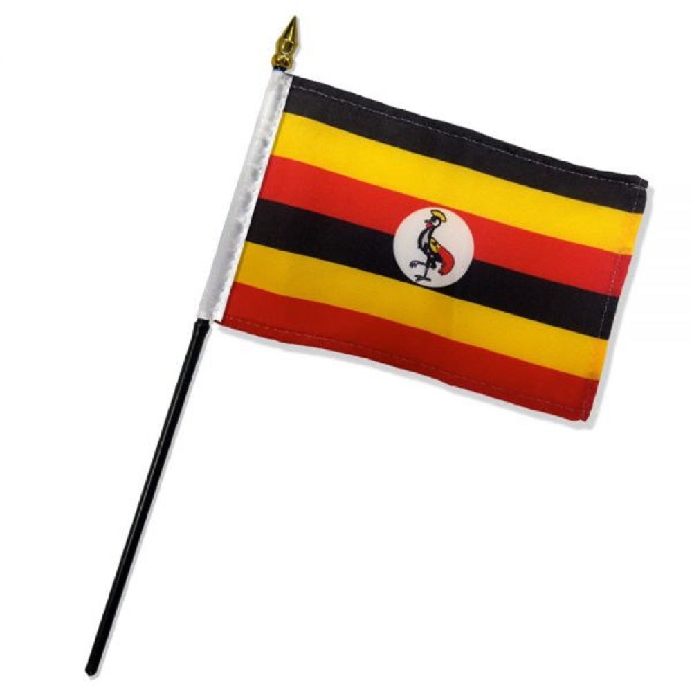 "4x6" Uganda Flag / Uganda Flag / Uganda Stick Flag 100D gallery