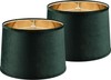 Drum Lamp Shades Large (2 Pack), 14 * 16 * 10 Inch Luxurious Gold Mirror Refl... gallery