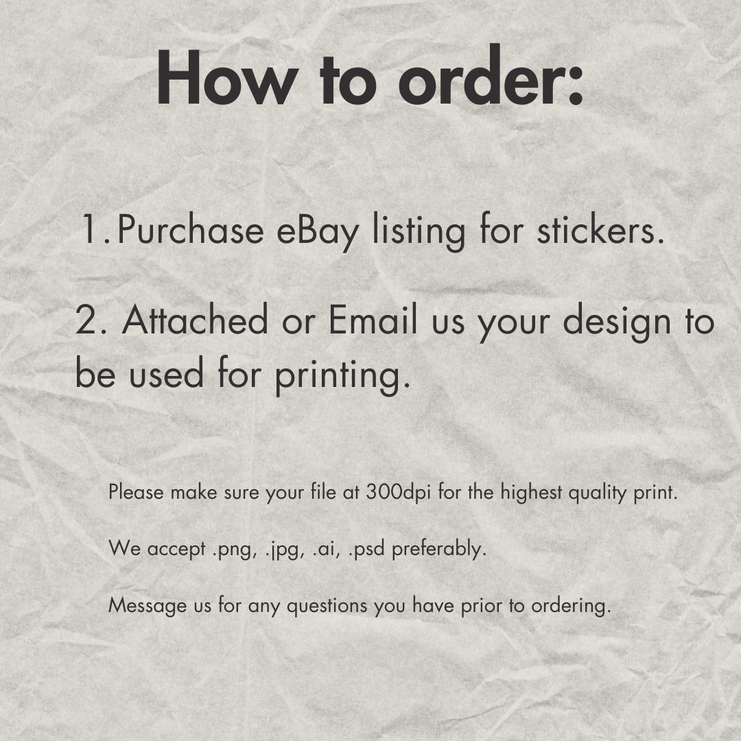 50 2x2 Custom Printed Full Color Outdoor Vinyl Car Bumper Sticker Decal Die Cut gallery