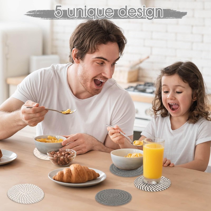 10 Pieces Coasters For Drinks Absorbent Drink Coasters With Holder Coffee Table gallery