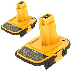 2 pack Battery Adapter with USB Compatible with Dewalt 20V Battery,20V to 18V