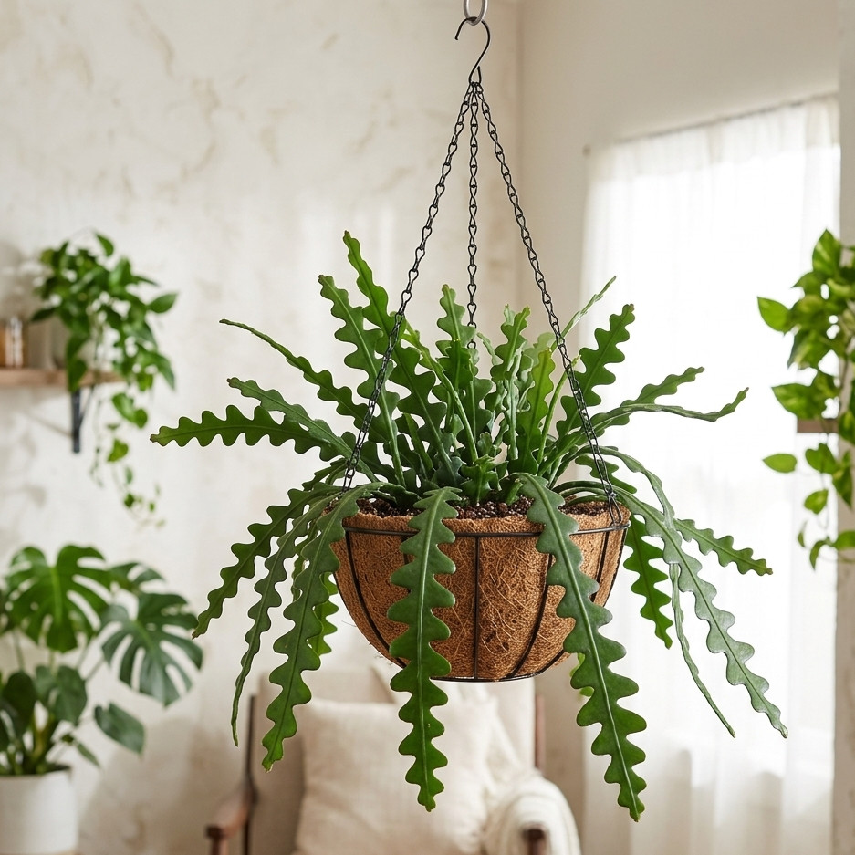 Fishbone Cactus 3" Pot | Zig Zag Cactus | Rooted Jungle Cactus Easy Care Plant gallery