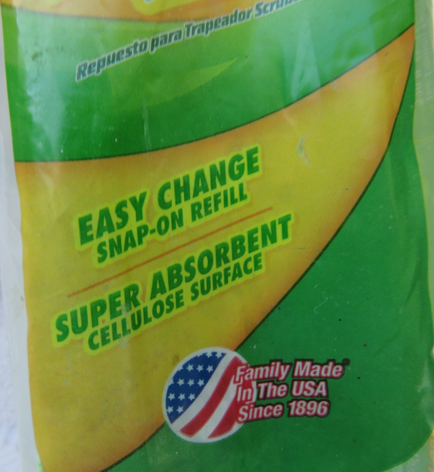 Libman Scrubster Mop Refill Easy Change Snap-on Refill Super Absorbent New gallery
