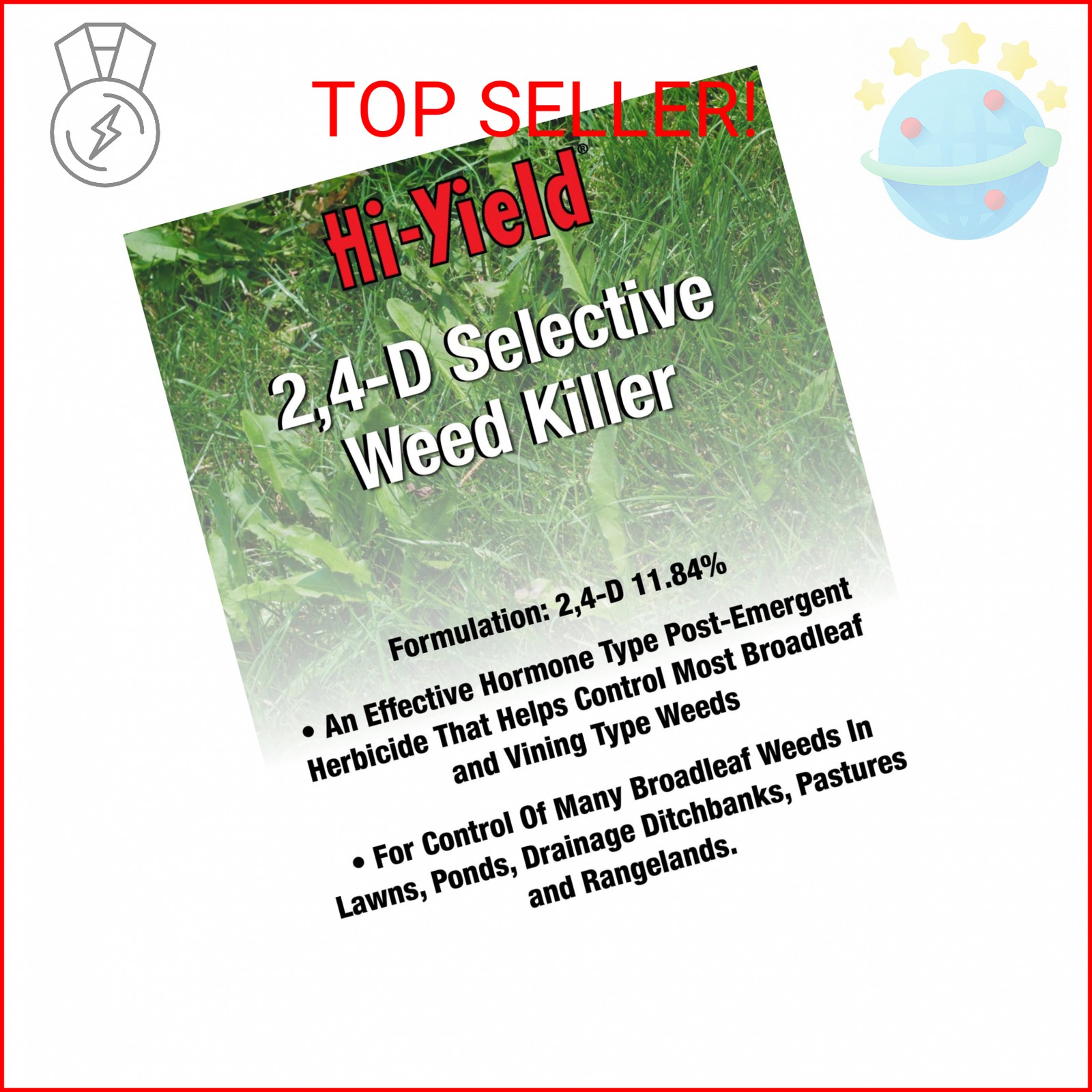 Hi-Yield (21415) 2,4-D Selective Weed Killer (32 oz) gallery
