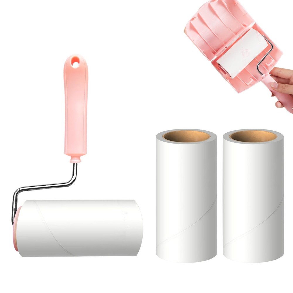 Lint Roller Remover with 180 Sheets, Pet Hair Remover Extra Sticky Roller Hai...