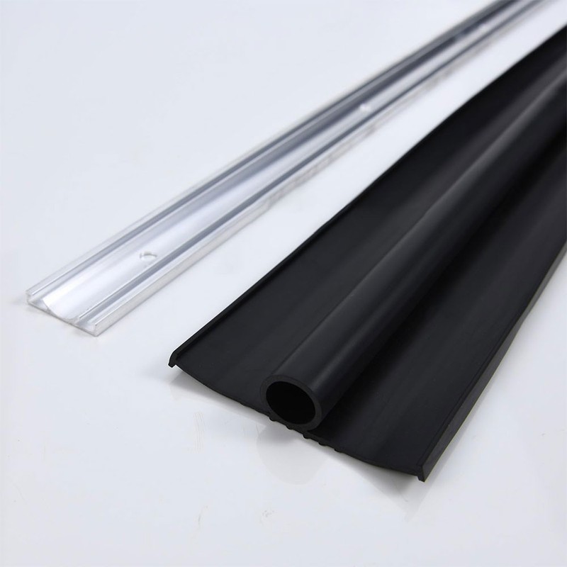 with Aluminum Track Retainer Universal U+O Ring Garage Door Bottom Seal10/16Ft gallery