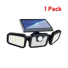 1/2/4 Pack LED Motion Sensor Solar Lights Outdoor IP65 Waterproof Security Lamp