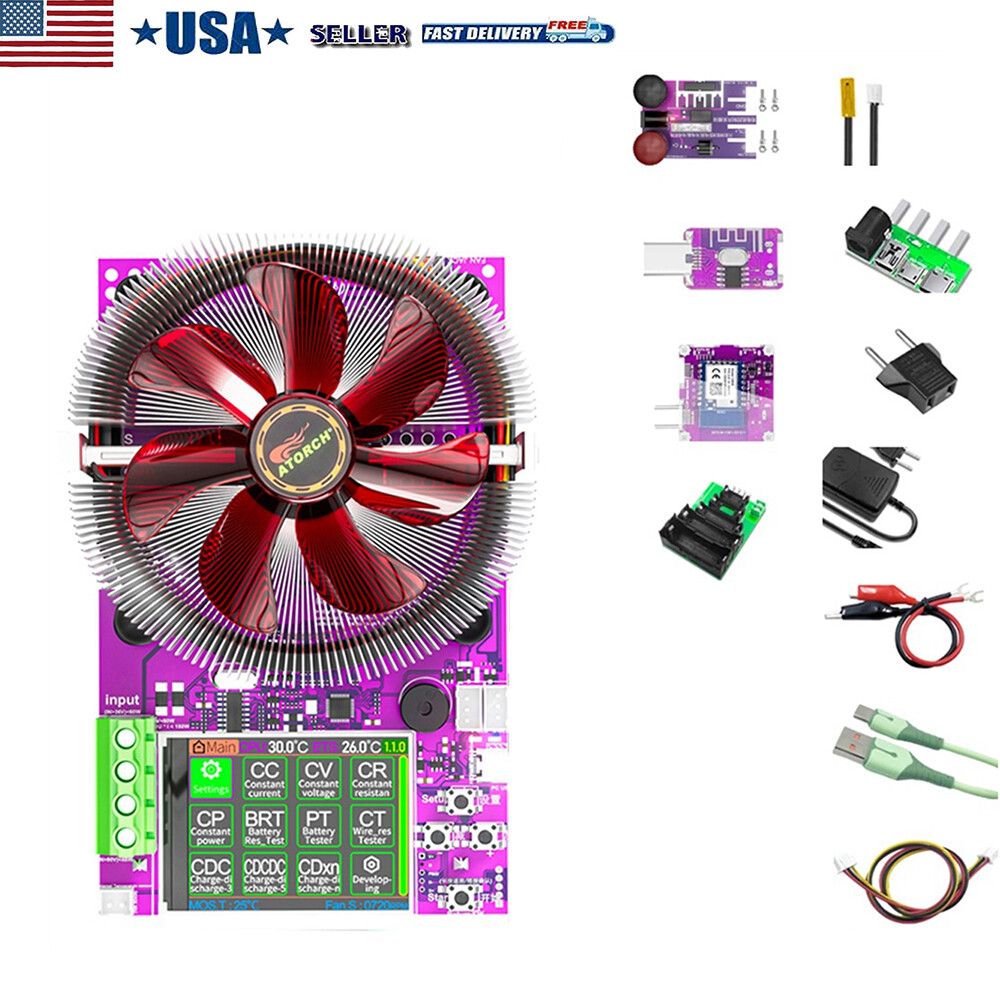 150W 4-Wires Battery Capacity Tester WiFi Smart Electronic Load Tester 200V 25A gallery