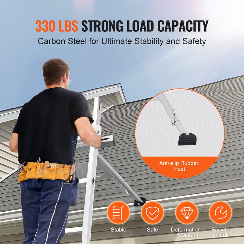 Ladder Stabilizer Adjustable Feet Extension Standoff Heavy Duty Accessory gallery